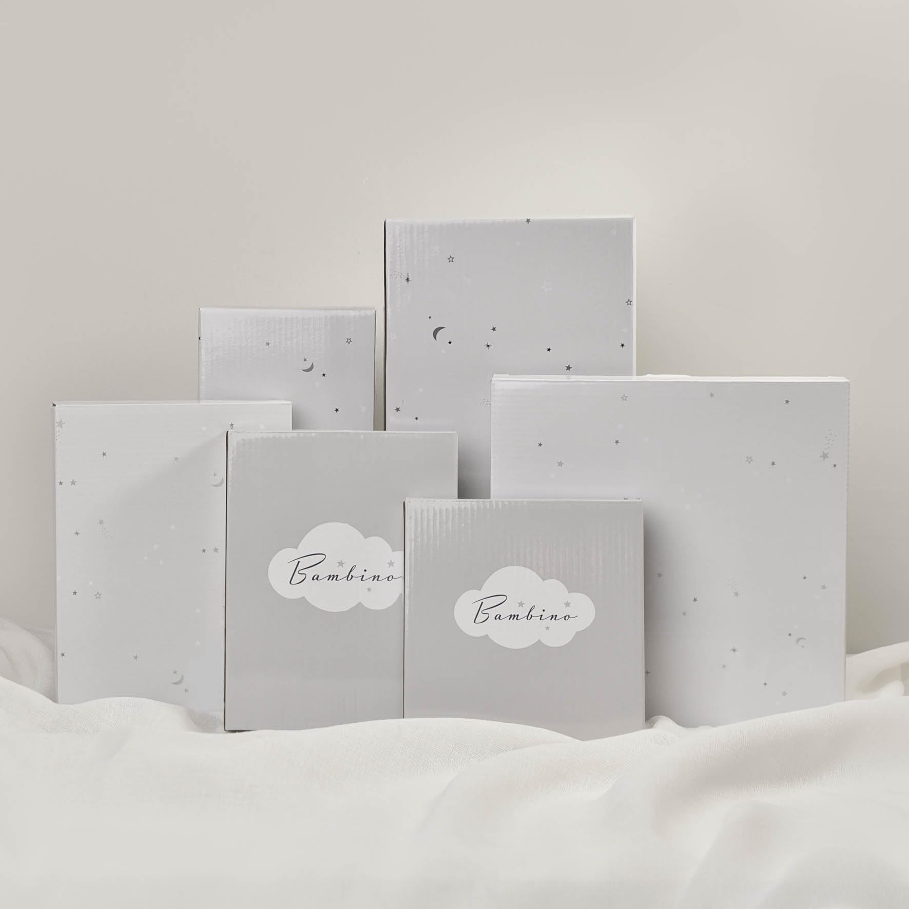 Happy Homewares Bambino ribbon-closure keeps the album securely closed after viewing