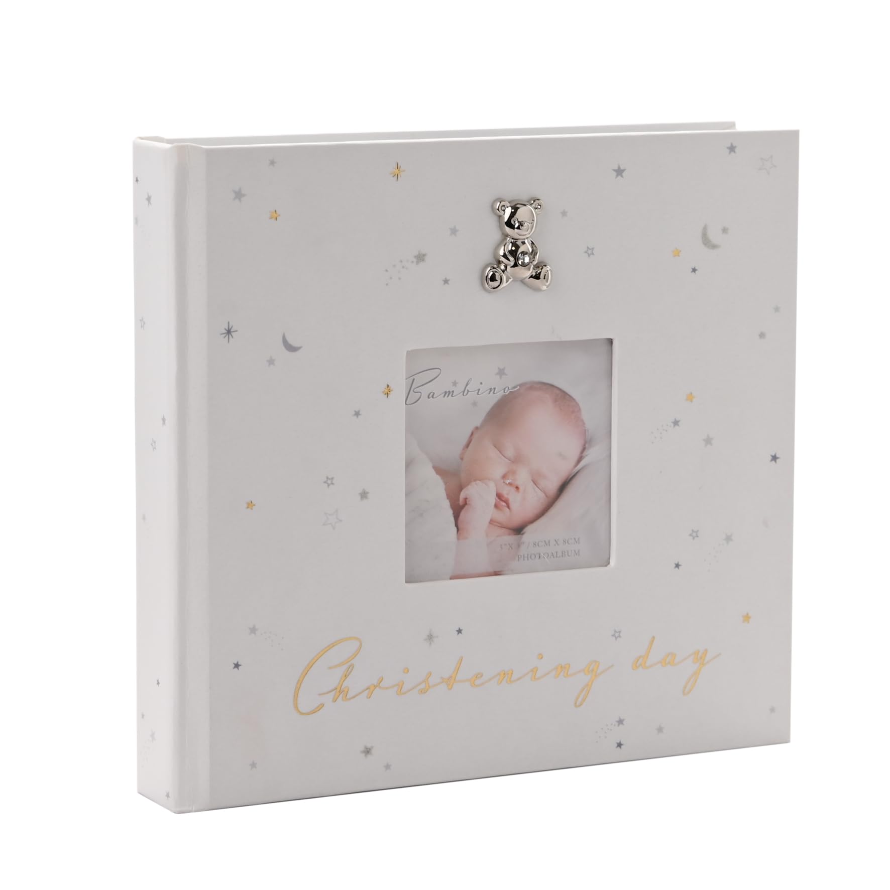 Happy Homewares Bambino starry night decor cover adds timeless charm for christening keepsakes
