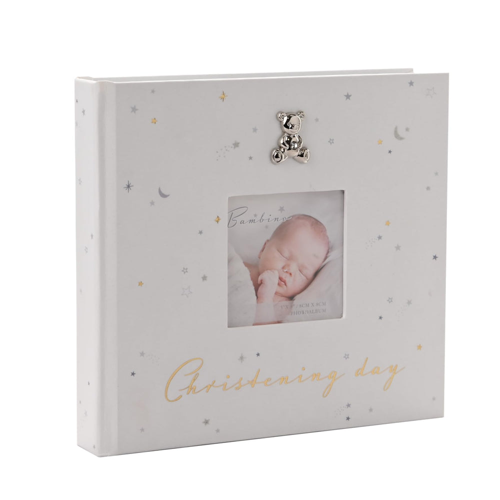 Happy Homewares Bambino starry night decor cover adds timeless charm for christening keepsakes