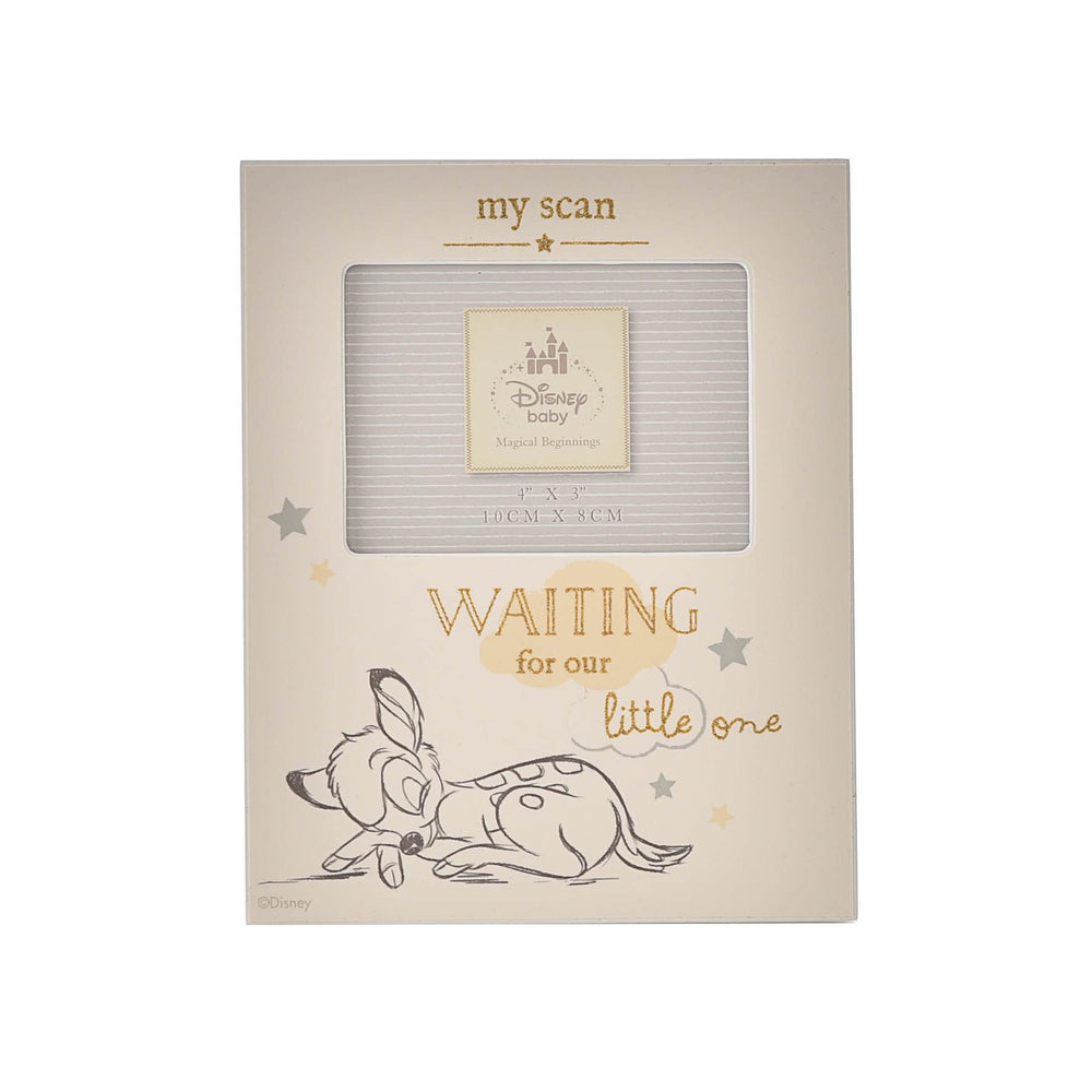 Happy Homewares frame close-up of gold sentiment My Scan elevates sentimental display