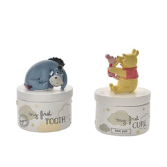 Happy Homewares Magical Beginnings tooth pot featuring Winnie for cherished keepsakes