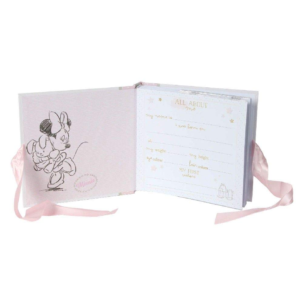 Happy Homewares photo album with pink bow closure offers a charming keepsake storage option.
