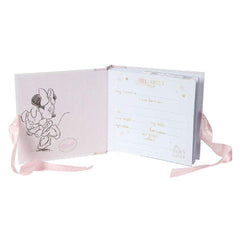Happy Homewares photo album with pink bow closure offers a charming keepsake storage option.