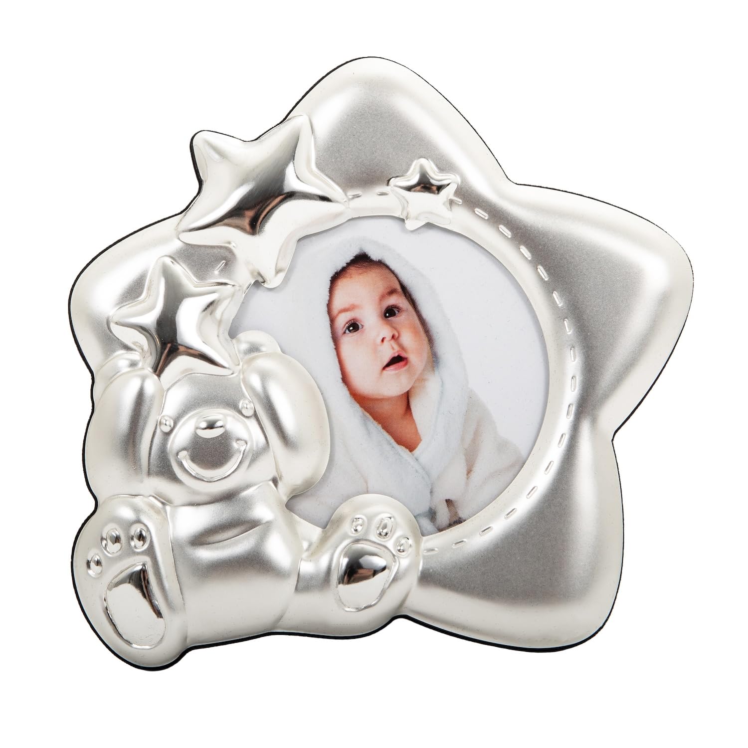 Happy Homewares star frame with decorative inner stars for a playful nursery touch.