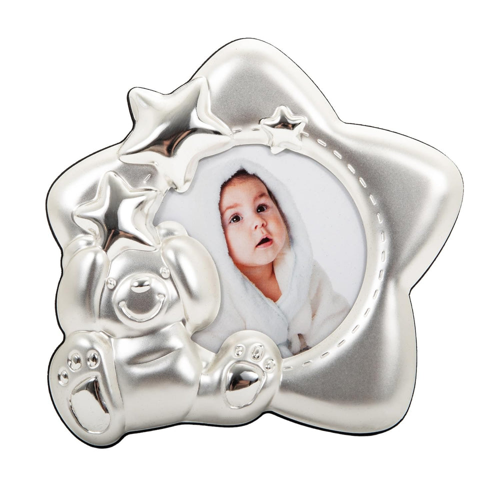 Happy Homewares star frame with decorative inner stars for a playful nursery touch.