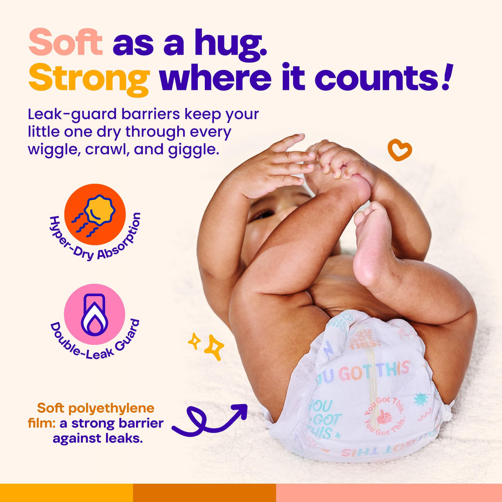 Premium non-woven fabrics used in Happy Hues Cuddlers diaper.