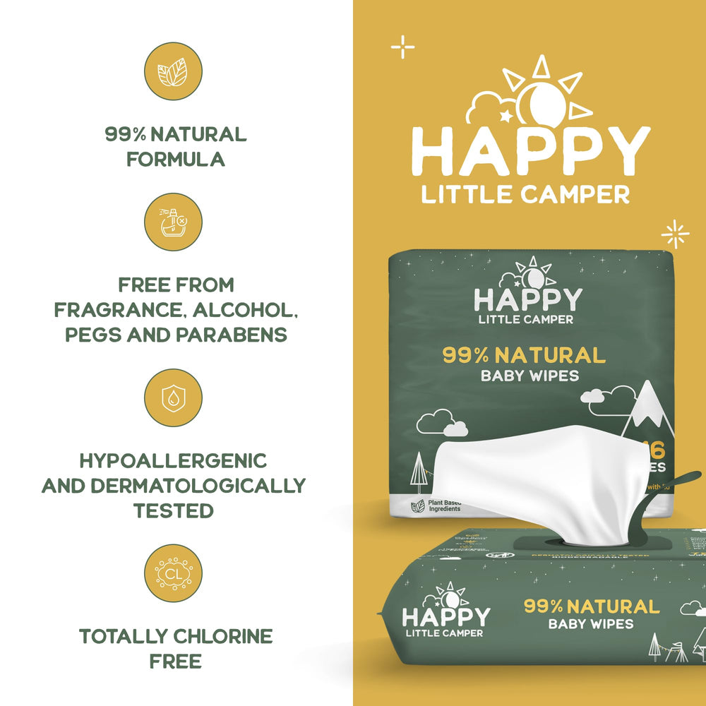 Happy Little Camper wipes safe for sewers and septic systems