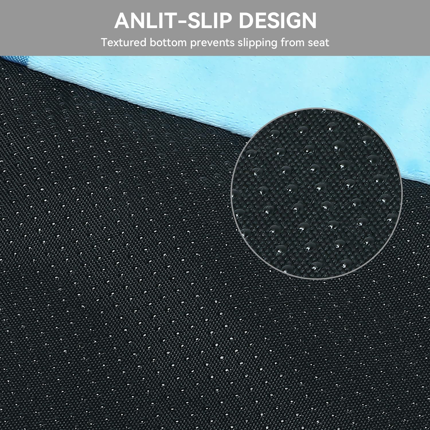 Happy Nest waterproof, machine-washable velvet fabric for easy cleaning.