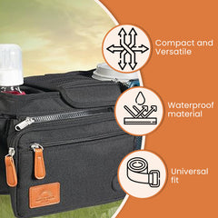 Happy Path & Co detachable zip-off pouch for valuables on the move.
