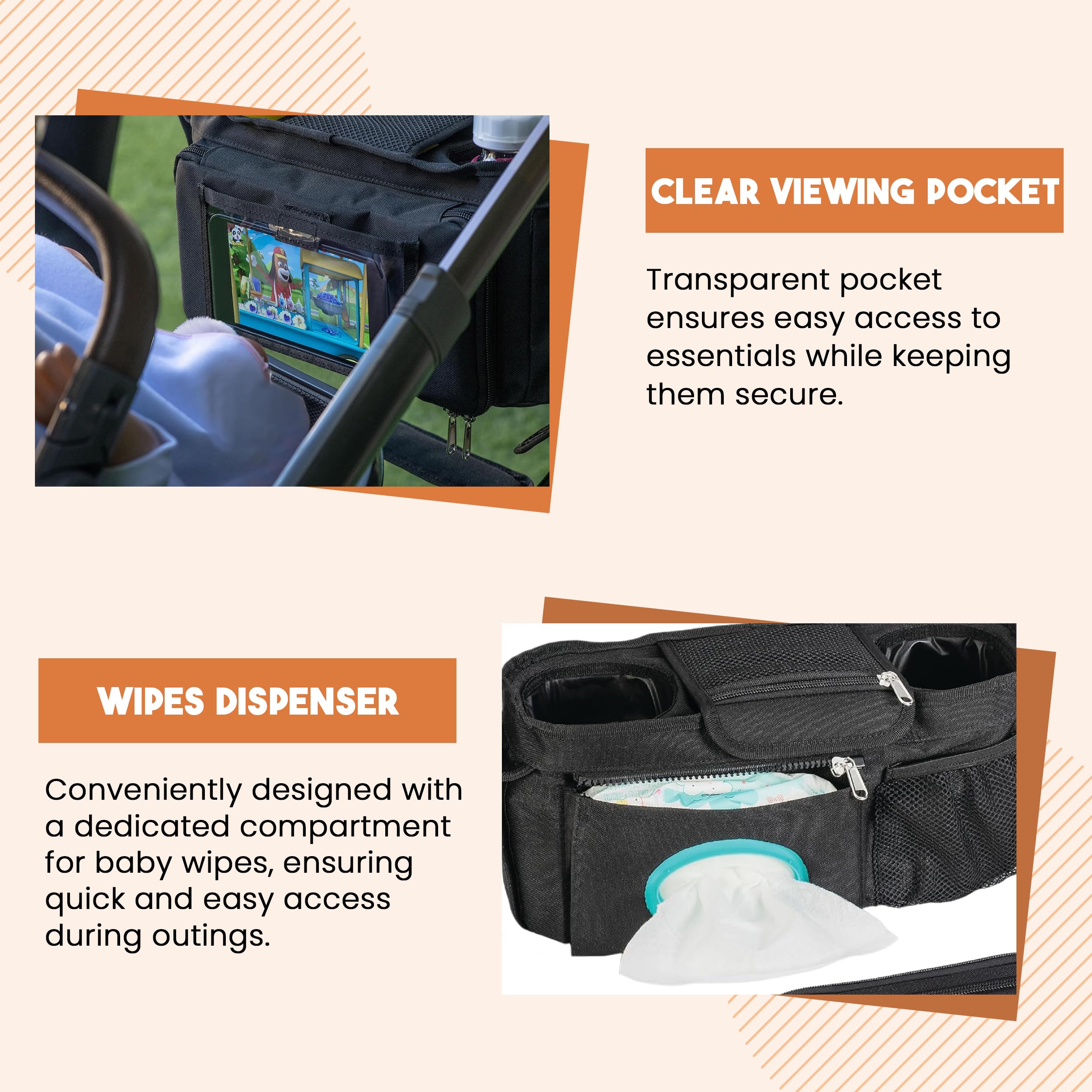 Happy Path & Co insulated cup holders keep drinks at the ready.