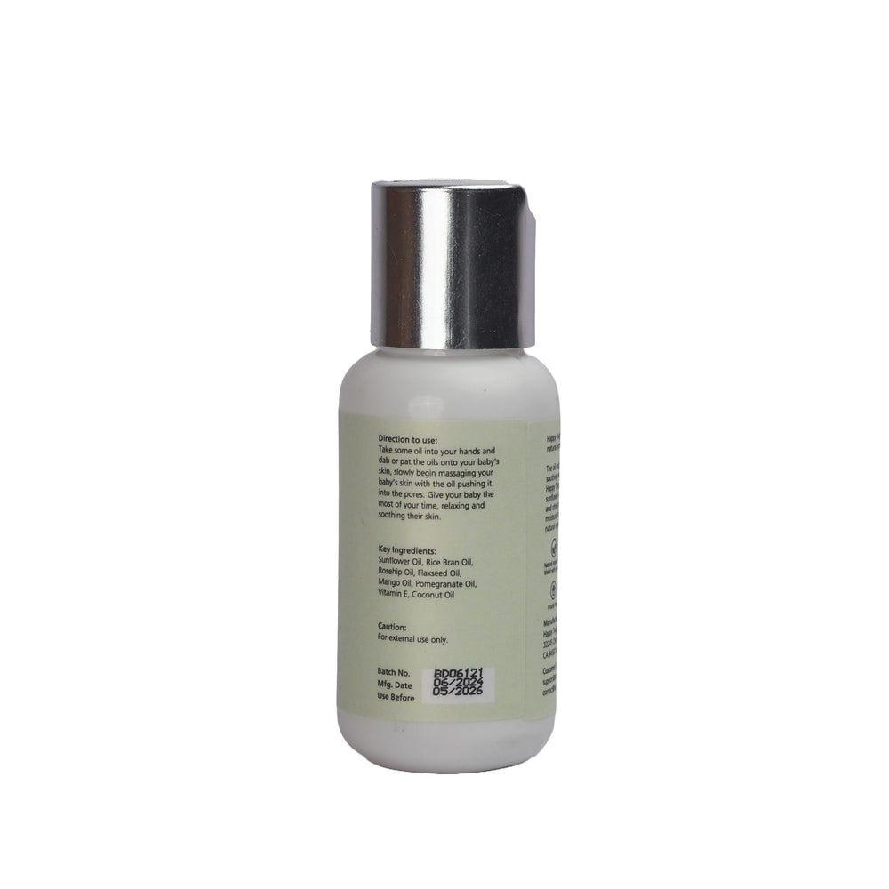 Non-greasy texture on skin with Happy Twiggs oil
