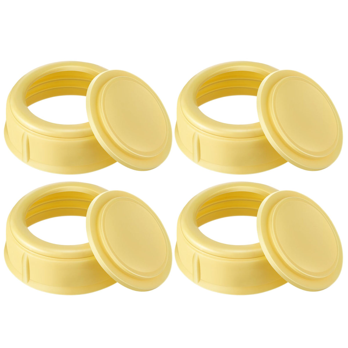 HappyAlley nipple rings fit Medela 5oz bottle for leak-free pumping.