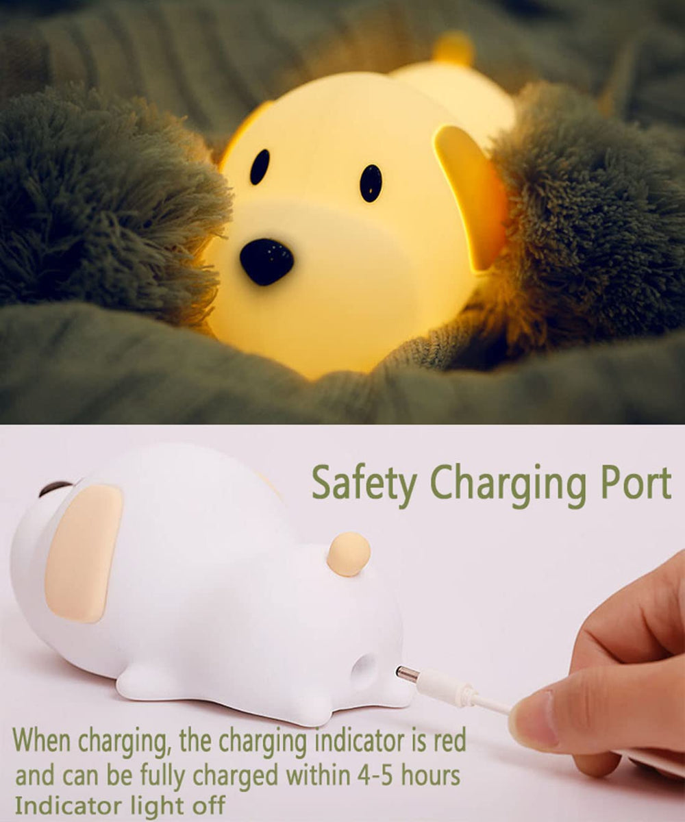 HappyBag portable bedside lamp puppy ideal for night feeds and travel