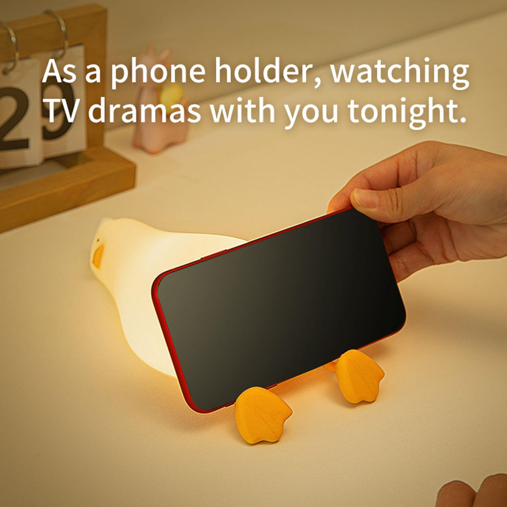 HappyBAG rechargeable duck night light powered by USB, portable bedside lamp
