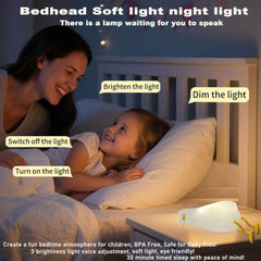 HappyBAG silicone squishy duck light feels soft and safe for kids