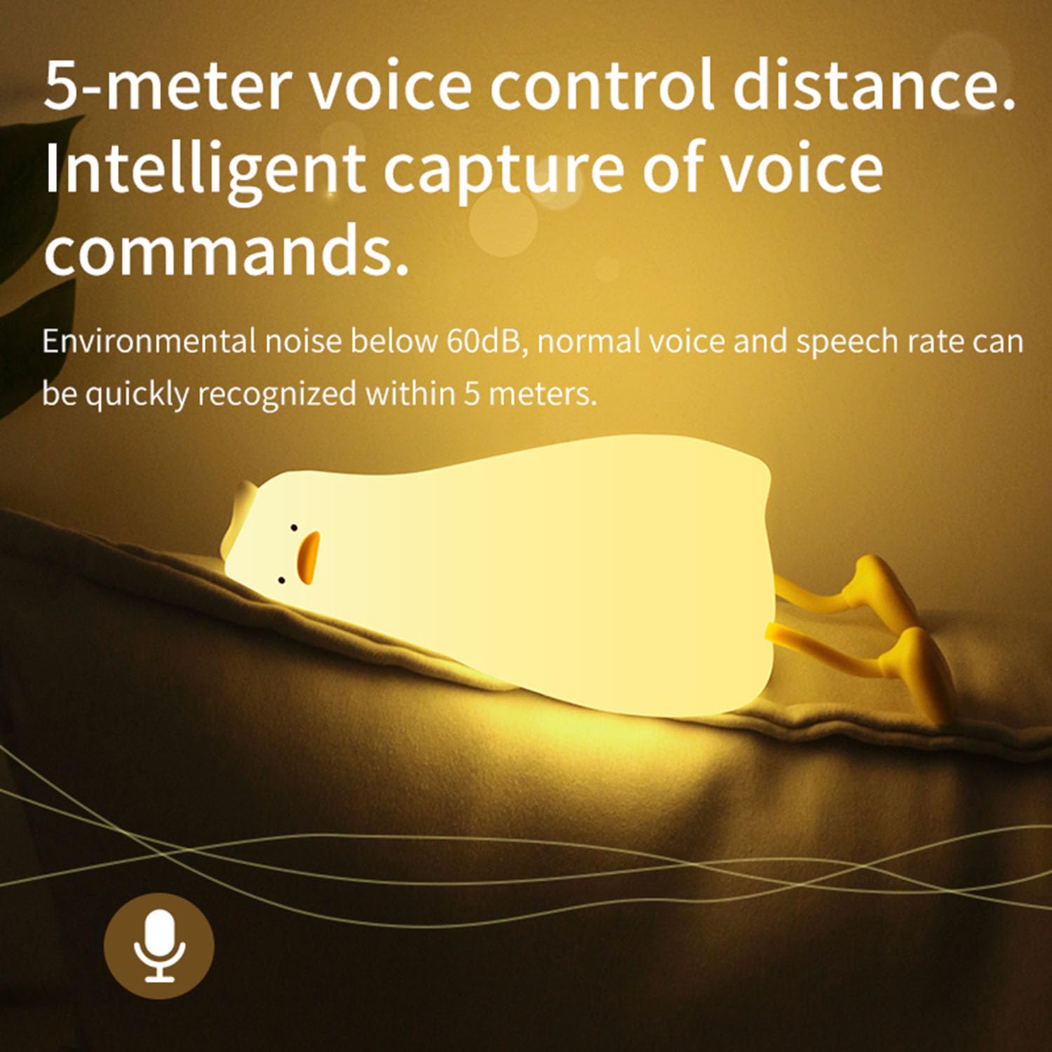 HappyBAG three-brightness duck light adapts to night or day