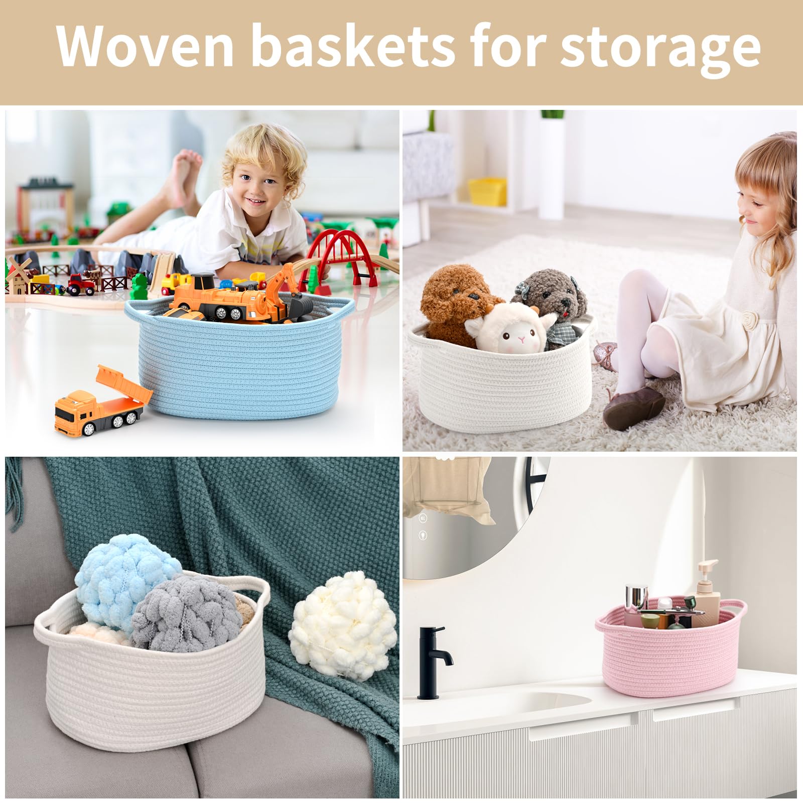 Happyiren eco-conscious baby-safe construction protects surfaces with soft weaving