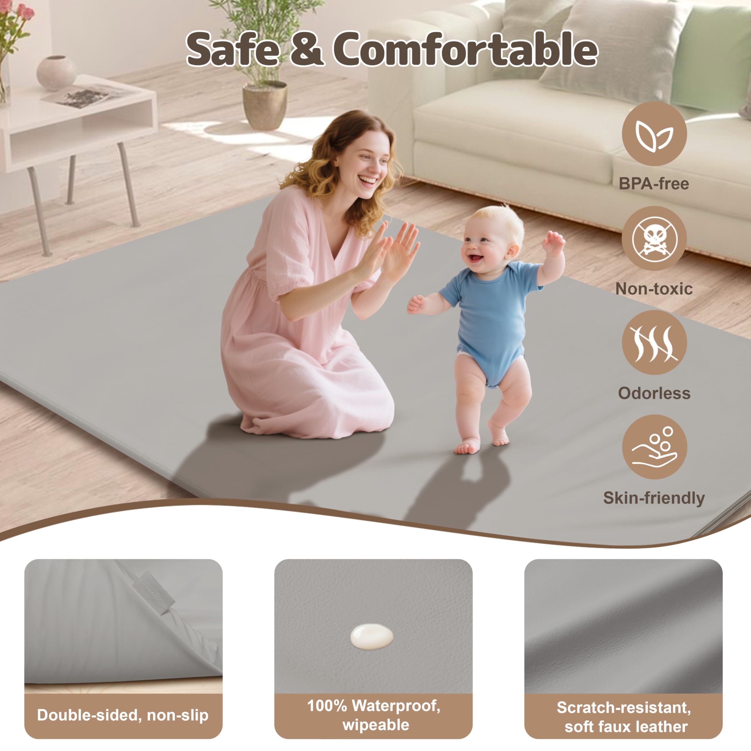 Harbolle mat shows elastic storage bag for travel convenience.