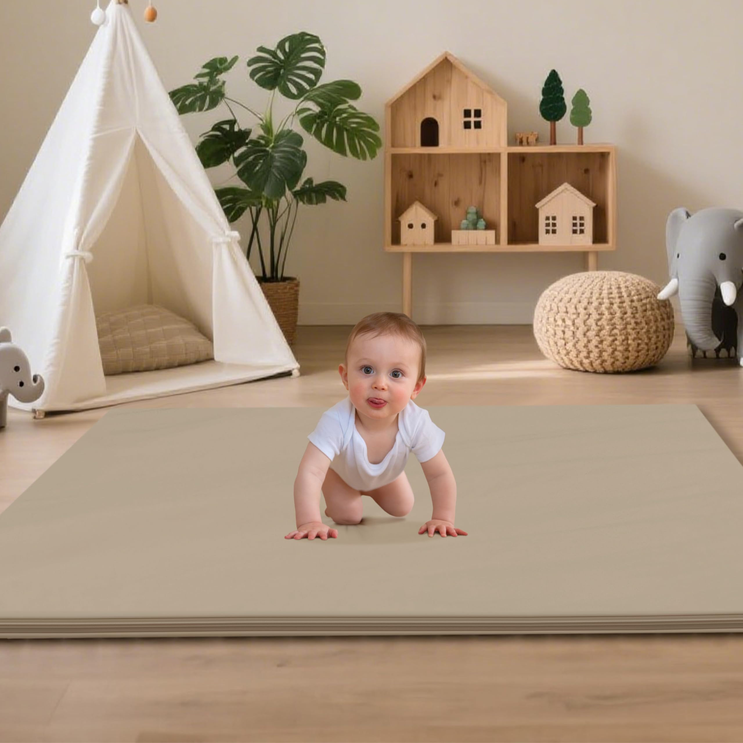 HARBOLLE indoor-outdoor playmat suitable for living rooms and playrooms.