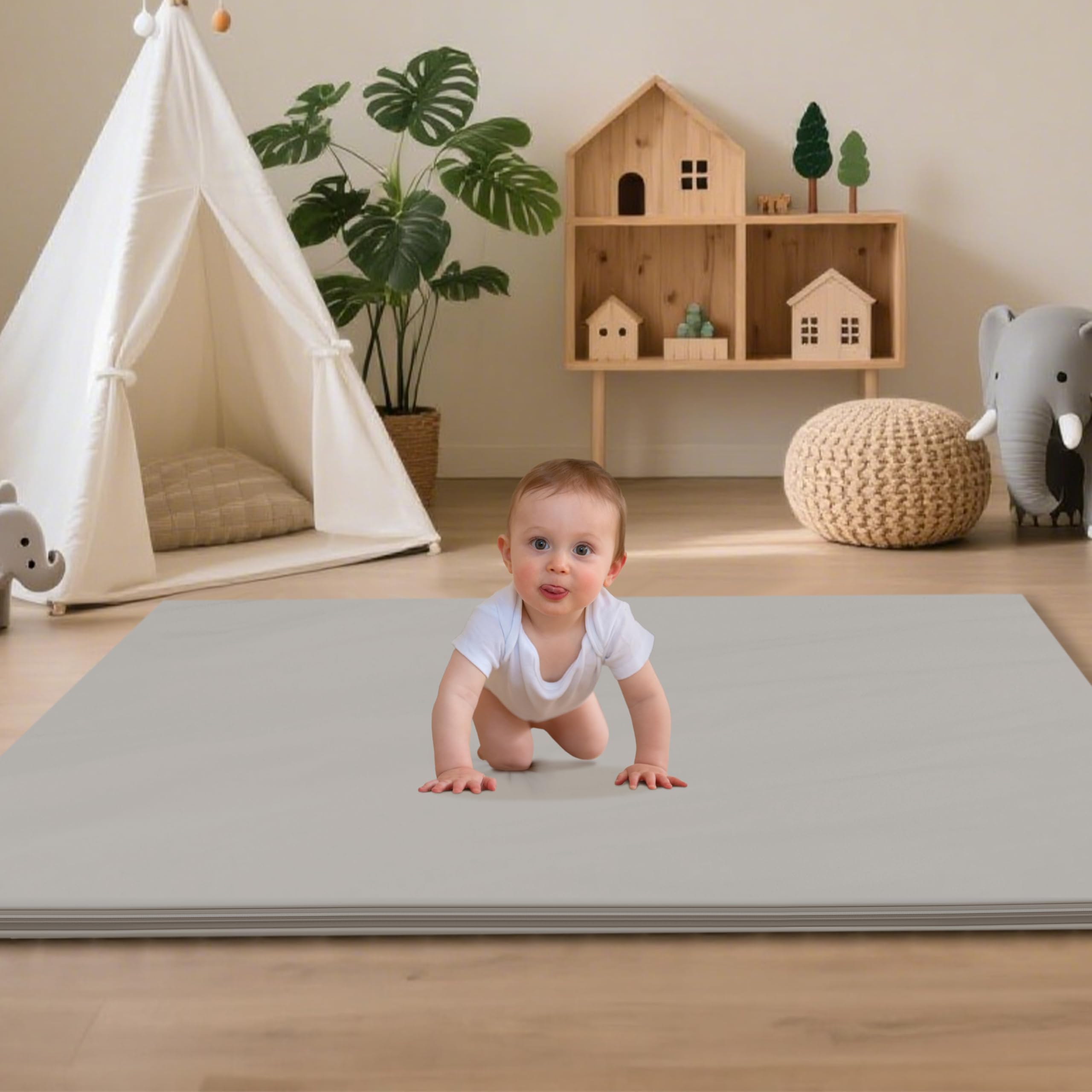 HARBOLLE fits in most playpens and rooms for versatile use.