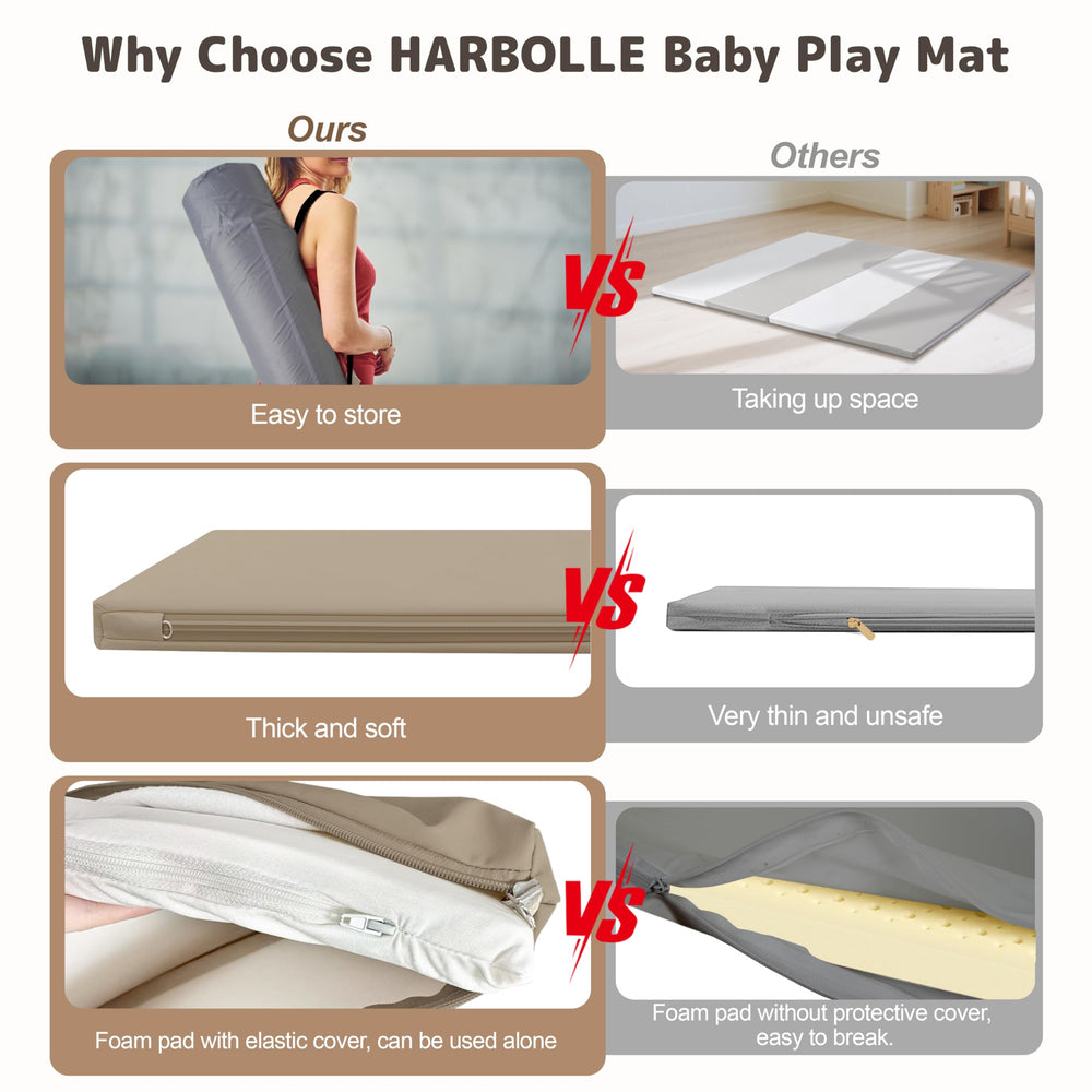HARBOLLE removable foam cover makes cleaning quick after messes.