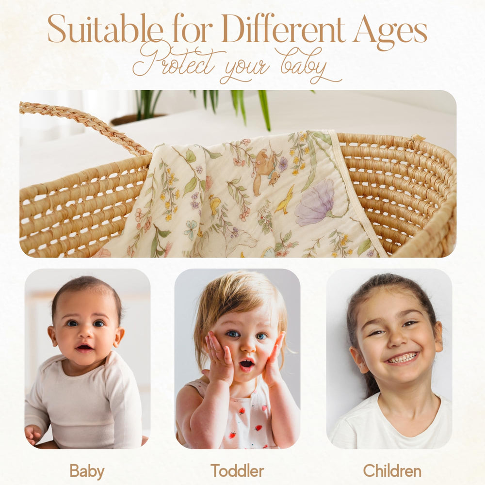 HardNok Bamboo-Cotton-Muslin blend offers silky touch plus natural breathability.