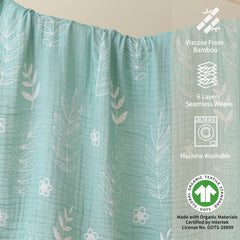 HardNok muslin blanket baby cover in stroller, light layer for sun protection.