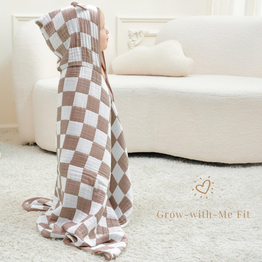 HardNok Nursery to Shore towel adapts for stroller, beach, and bath time play.