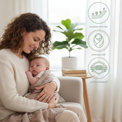 HardNok organic cotton bamboo viscose muslin for gentle skin