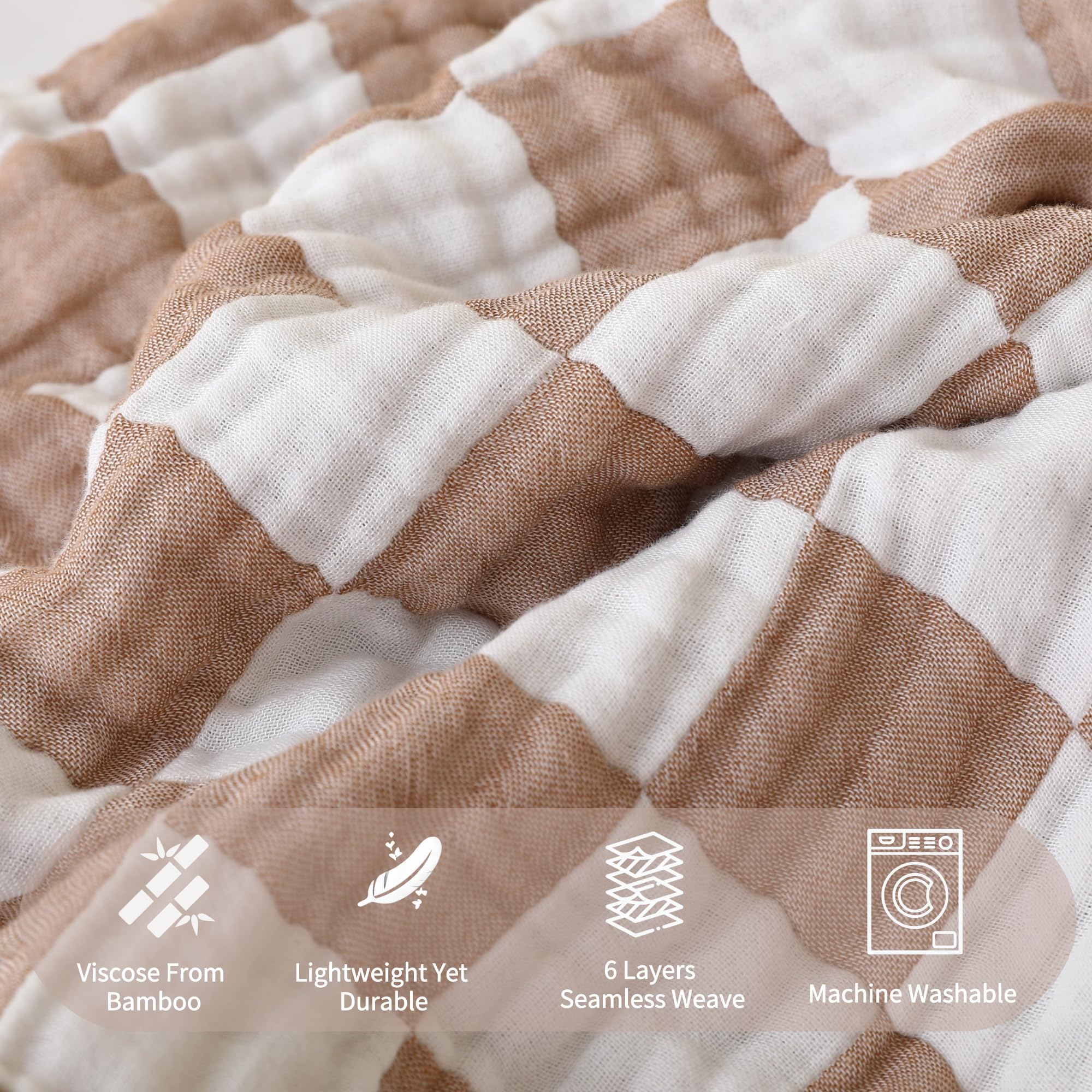 HardNok Six-Layer Weave Muslin Toddler Towel - breathable, stays soft through many washes.