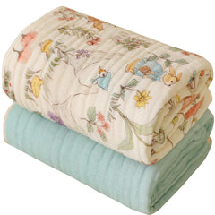 HardNok Ultra-Soft Muslin Baby Blanket with woodland swaddle pattern offers breathable warmth.