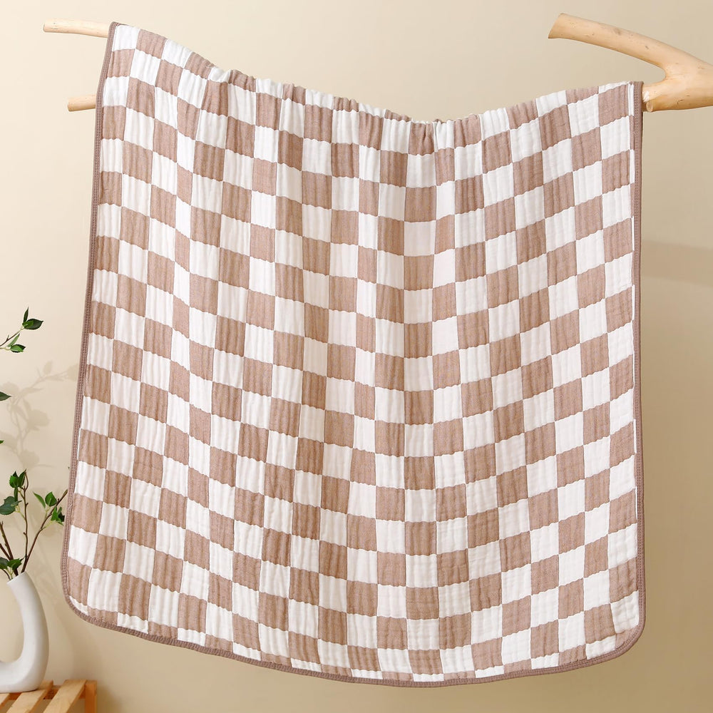 HardNok Ultra Soft Muslin Blanket shows generous 43-inch coverage for versatile use.