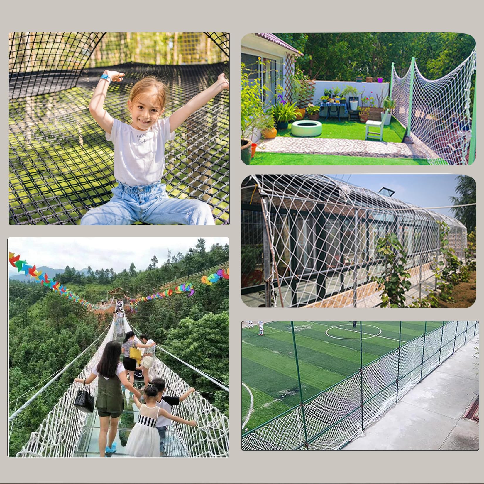 HARERNET outdoor balcony safety net designed for families in open spaces.