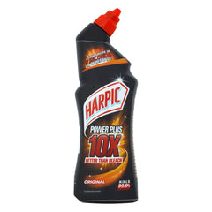 Harpic Power Plus bottle front for powerful bathroom cleaning