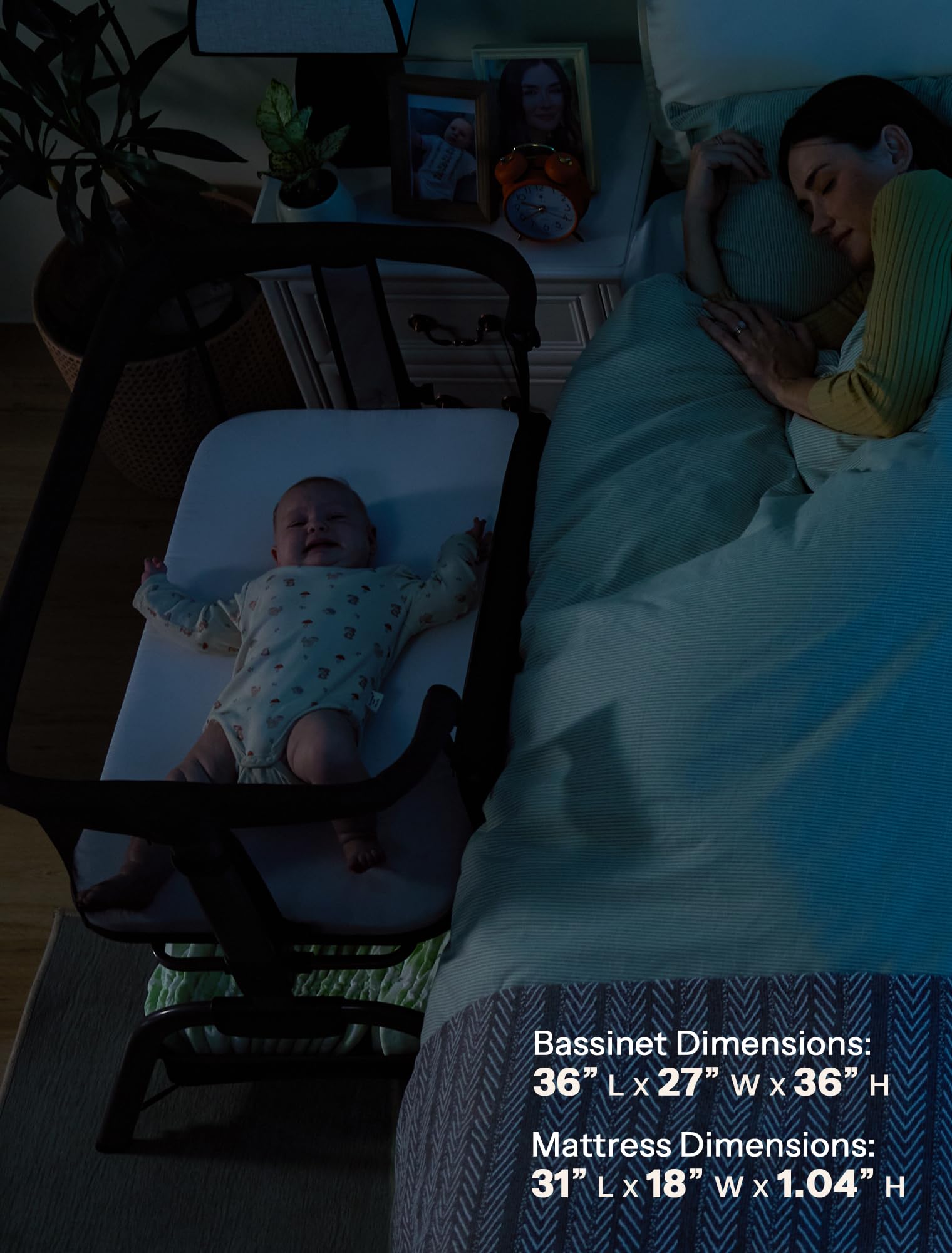 HARPPA Cuddly Bassinet tool-free assembly saves setup time.