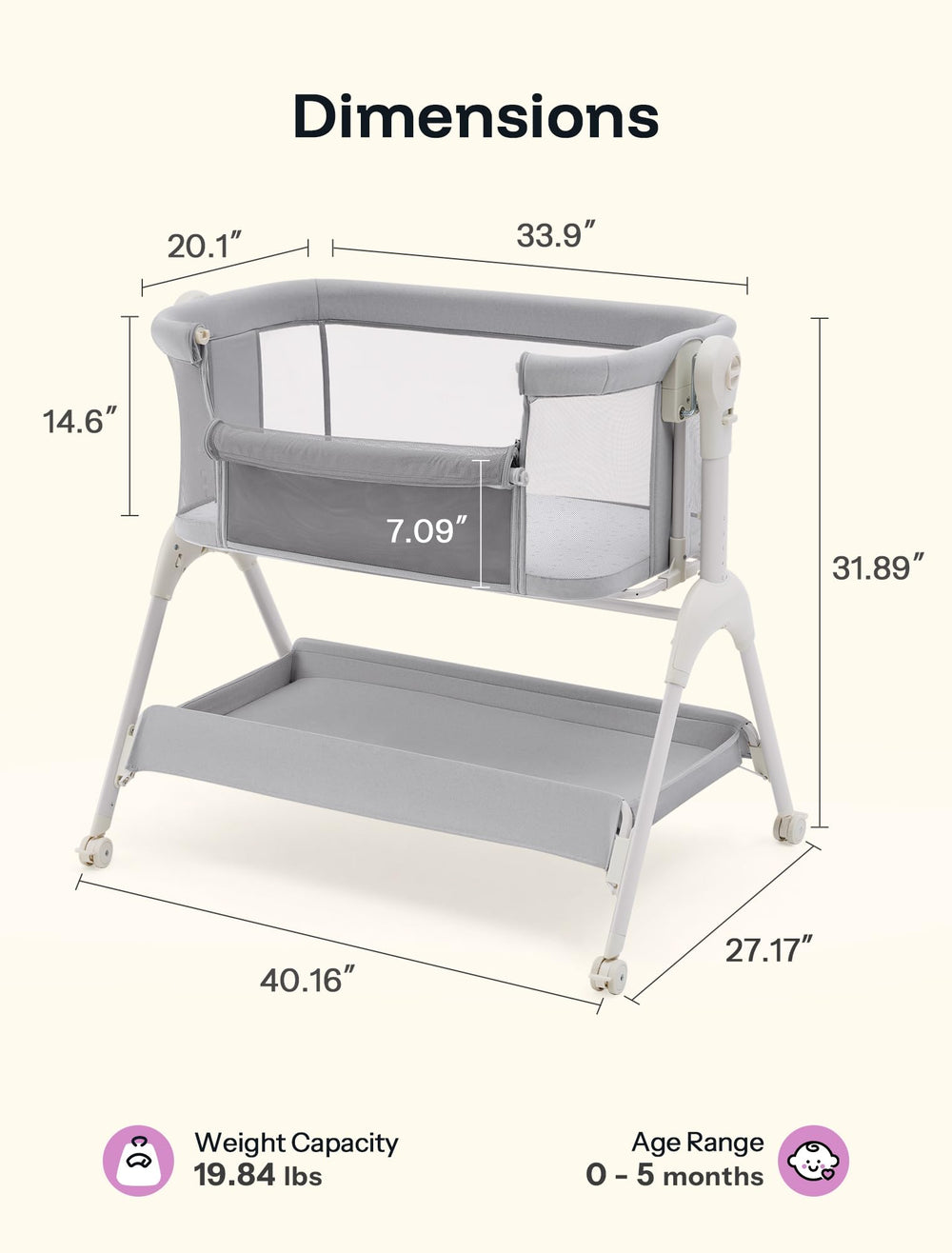 Harppa cuddly bassinet USA certification signals safety compliance