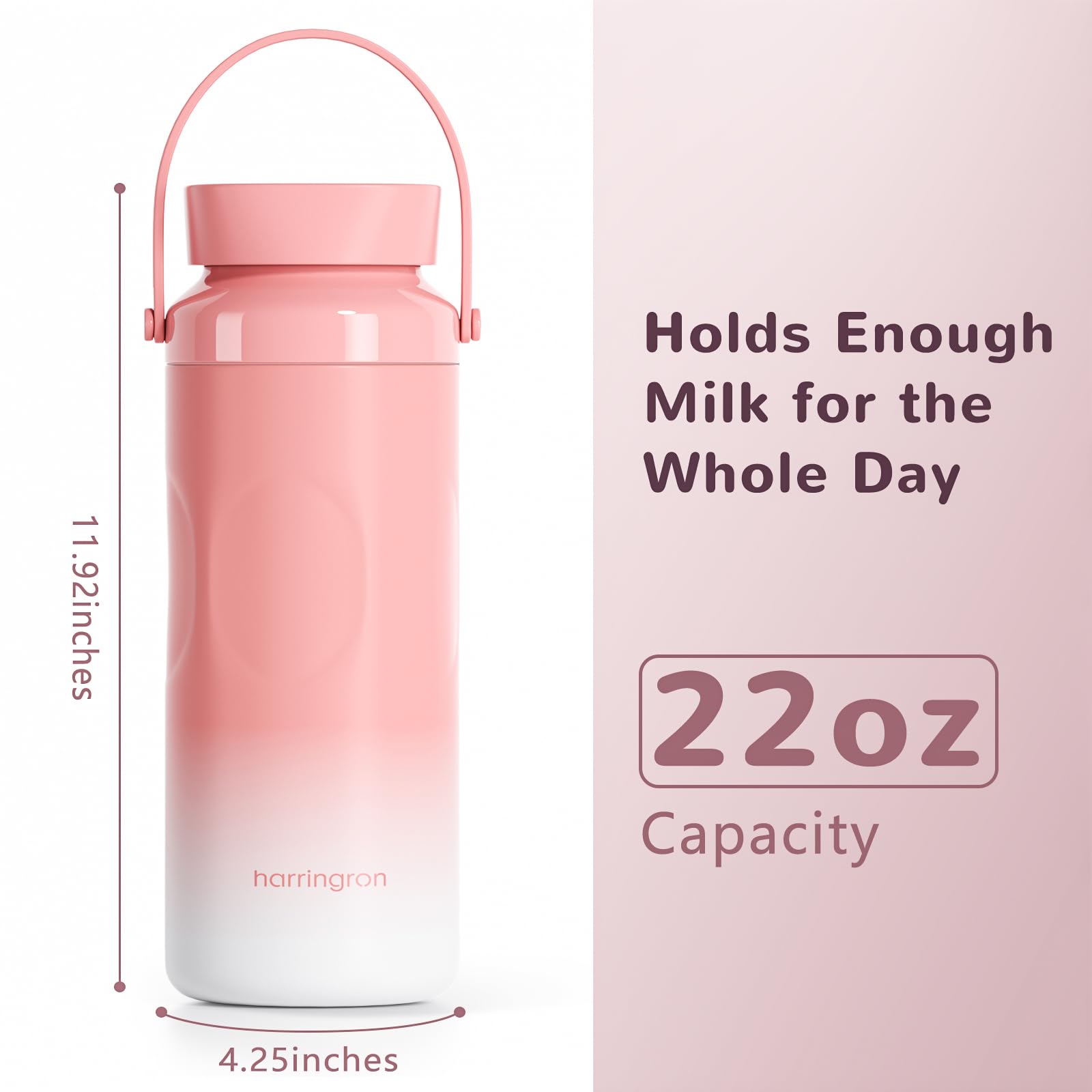 Harringron cooler with lower compartment keeps newer milk extra cold