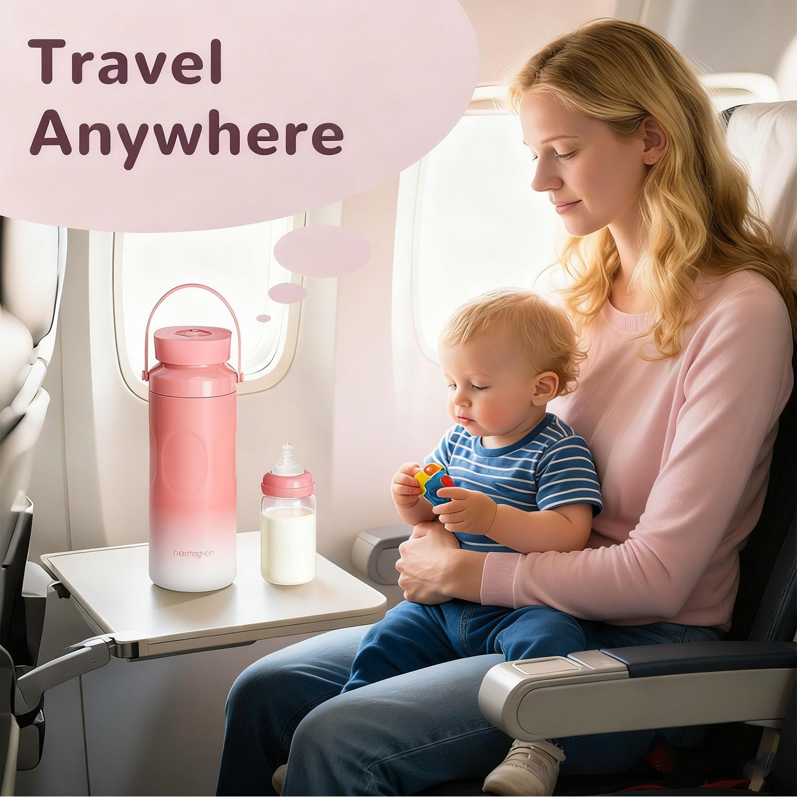 Harringron TSA-compliant cooler keeps milk protected during flights
