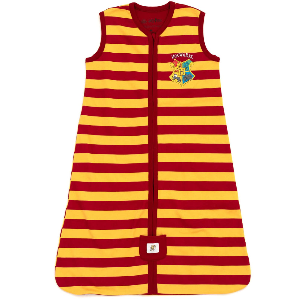 Harry Potter men's maroon sleep sack model wearing for home lounging