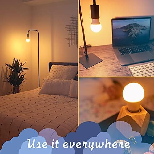 Harth soft yellow light bulb delivers gentle warmth for bedrooms.