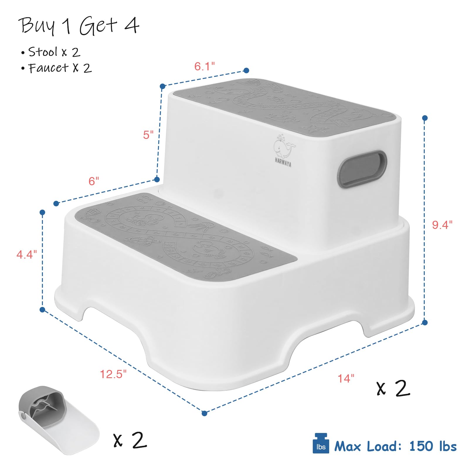 Harwaya toddler stool makes a thoughtful gift for new parents.