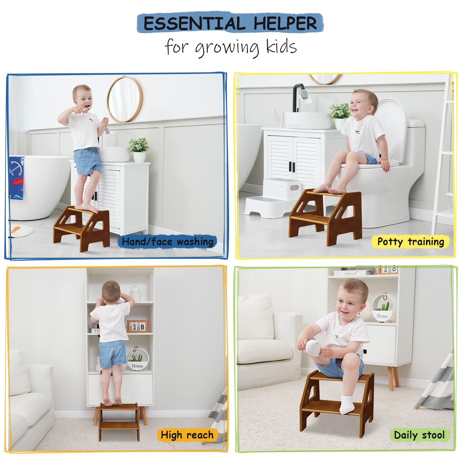 Harwaya easy-clean design makes cleanup quick after meals.