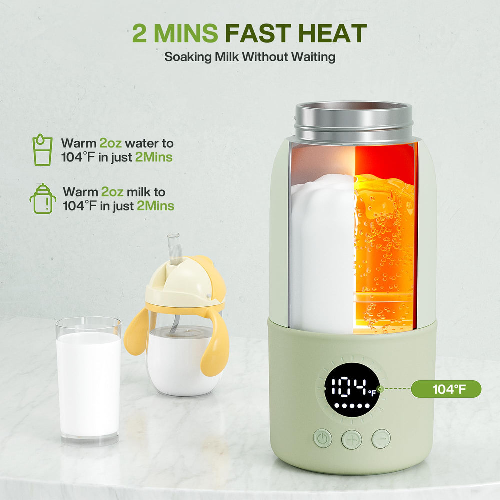 Haslife bottle warmer with LED display enables precise temperature control for milk