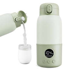 Haslife portable bottle warmer shows travel heat capability for quick on-the-go feeding.