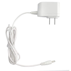 Hatch Baby barrel-style adapter cord attached to Rest Plus for stable nightly power