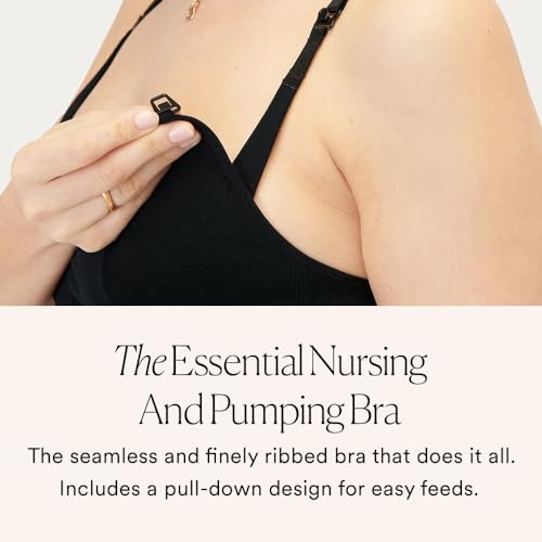 HATCH Essential nursing bra side view showing discreet pumping access