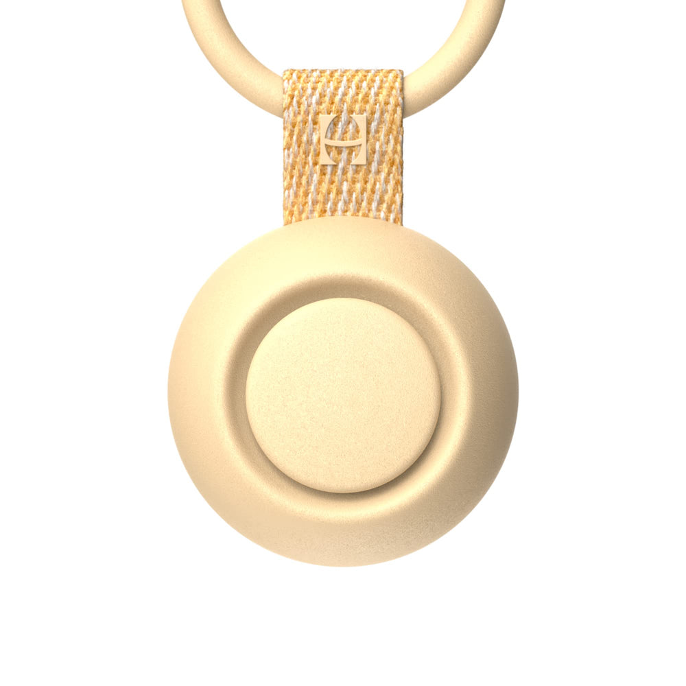 Hatch Go front view: compact portable sleep sound machine for on-the-go babies.