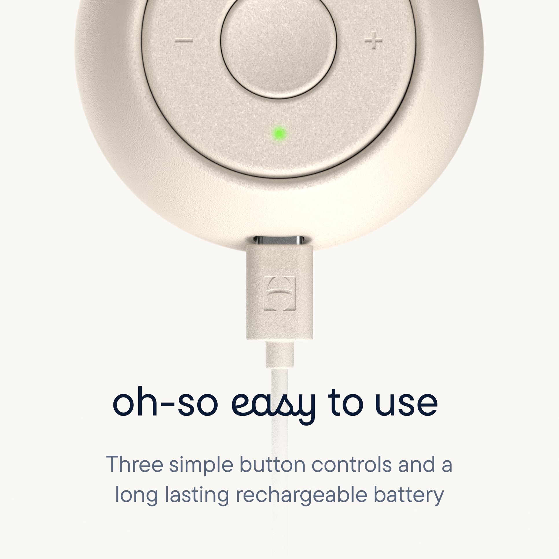 Hatch Go USB-C cable included for simple charging on the move.