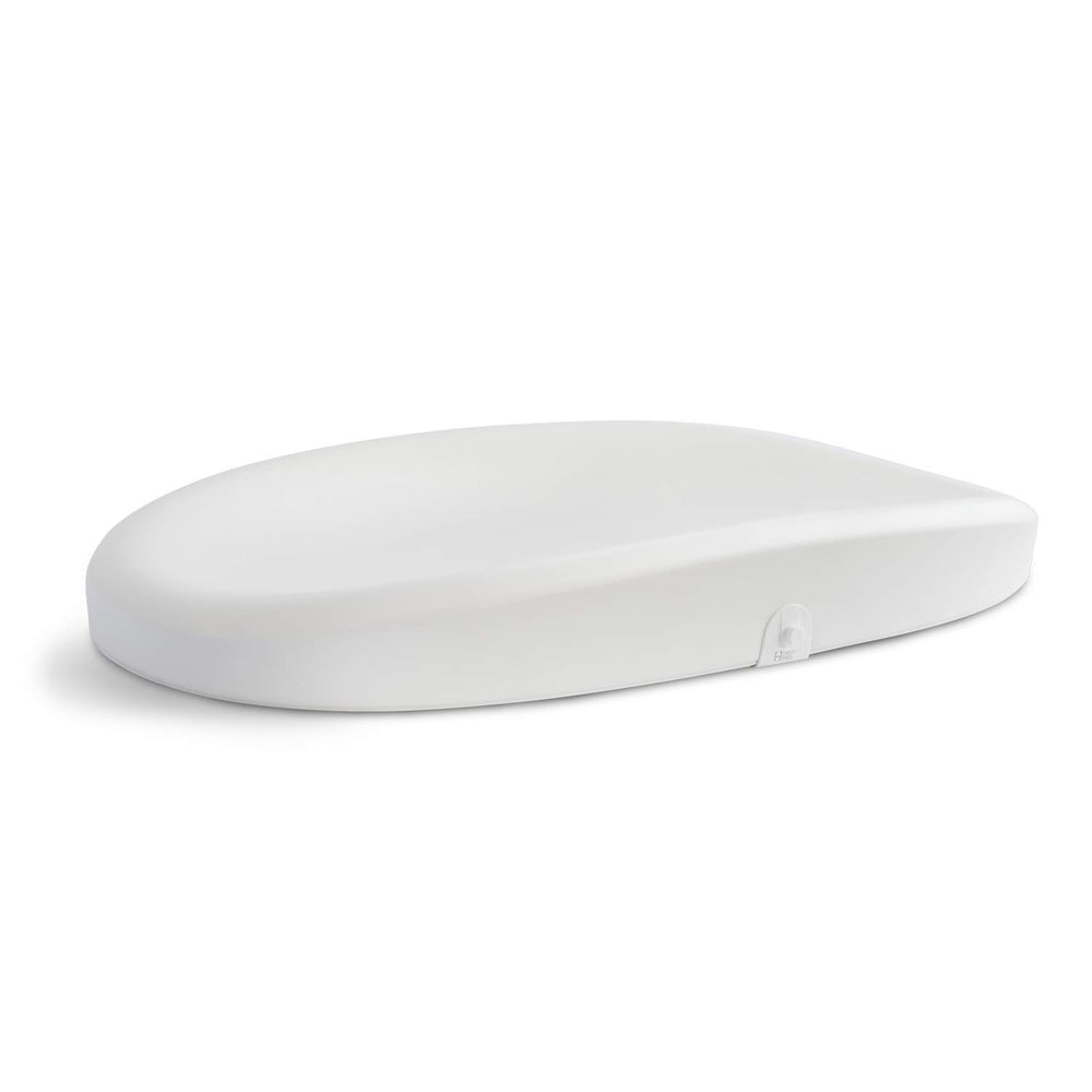 Hatch Grow Smart Changing Pad and Scale in white tracks baby weight and feeding amounts.