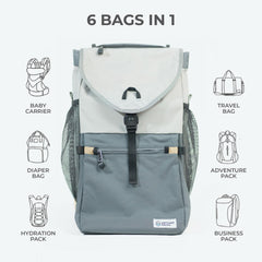 Hatcher Packs breathable mesh panels keep parents cool on adventures.